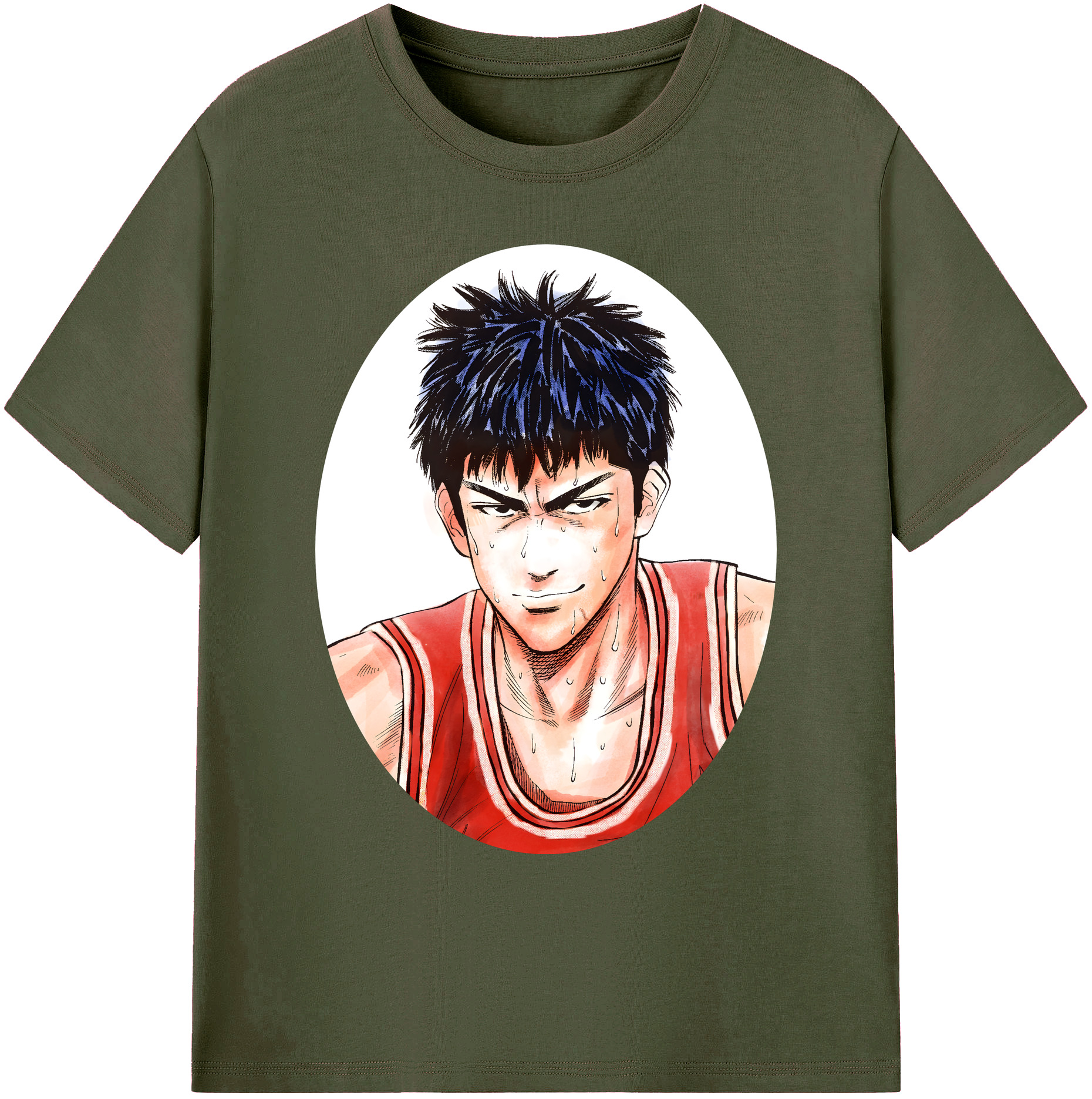 （画像用） SLAM DUNK／スラムダンク 綿100％ メンズ半袖Tシャツ｜肌触りやわらか＆通気性